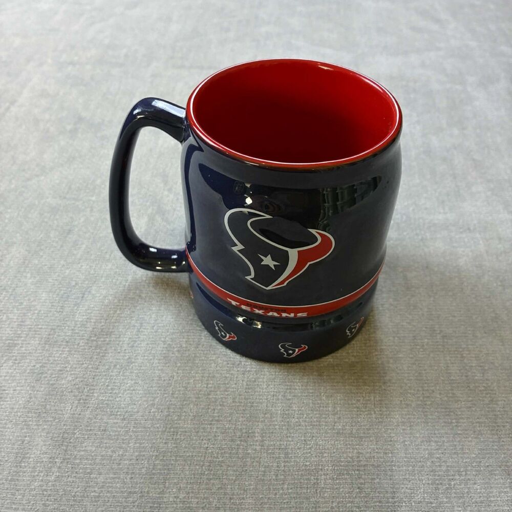 Houston Texans NFL Coffee Mug Boelter Brands 2011 Navy Red Ceramic Cup